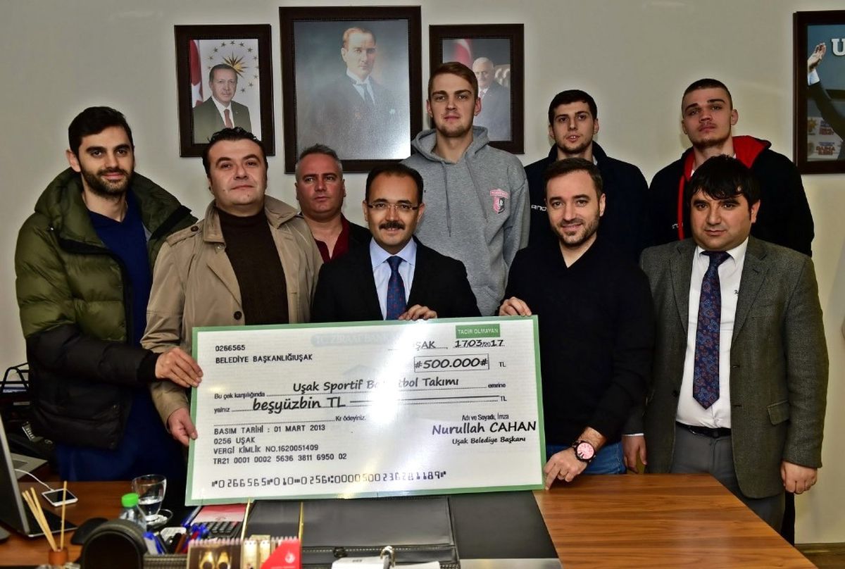 MB Uşak\'a 500 Binlik Destek