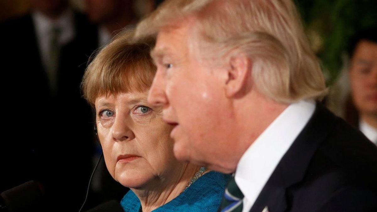Trump-Merkel Basın Toplantısı