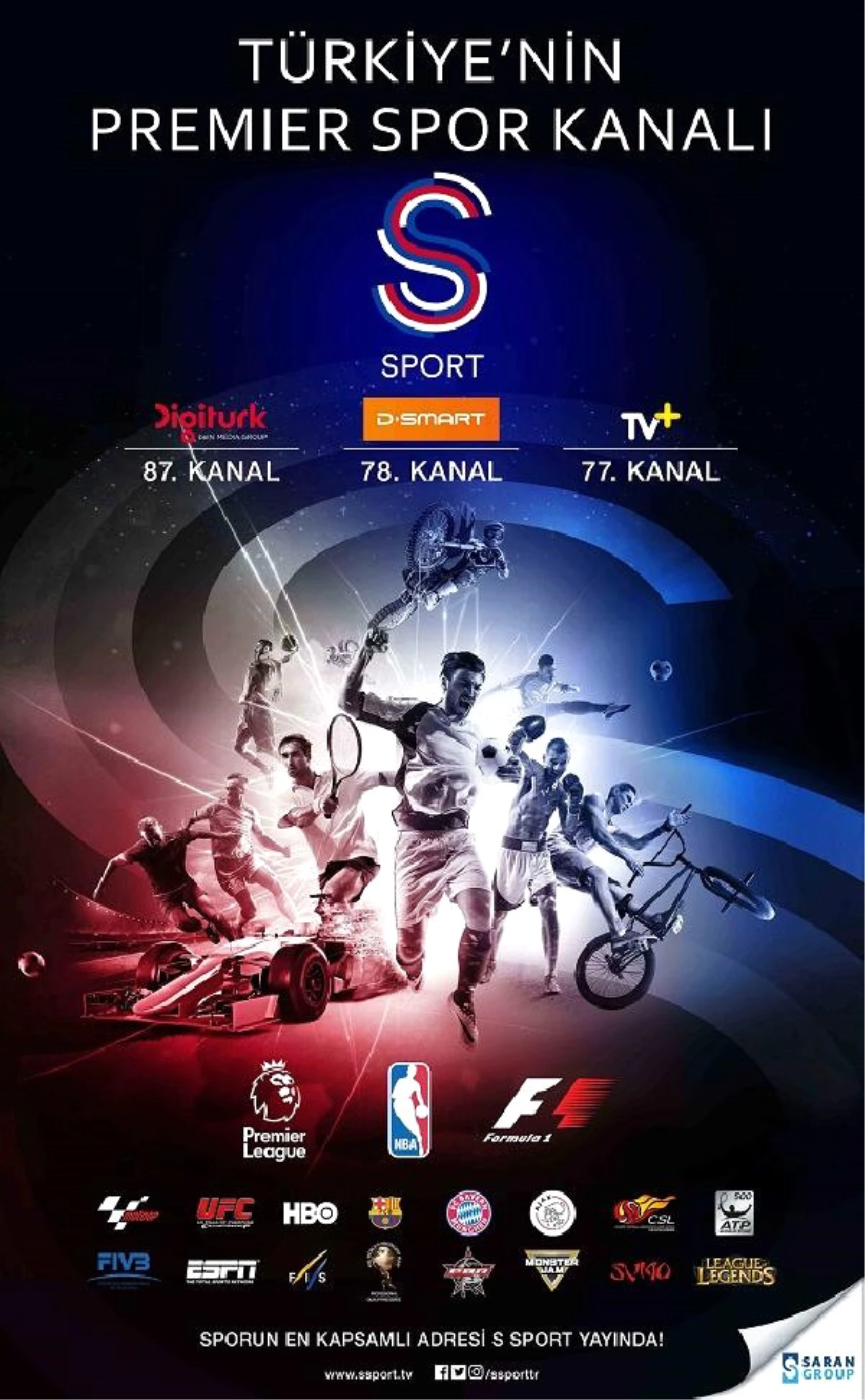 Türkiye\'nin Premıer Spor Kanalı S Sport Yayın Hayatına Başladı