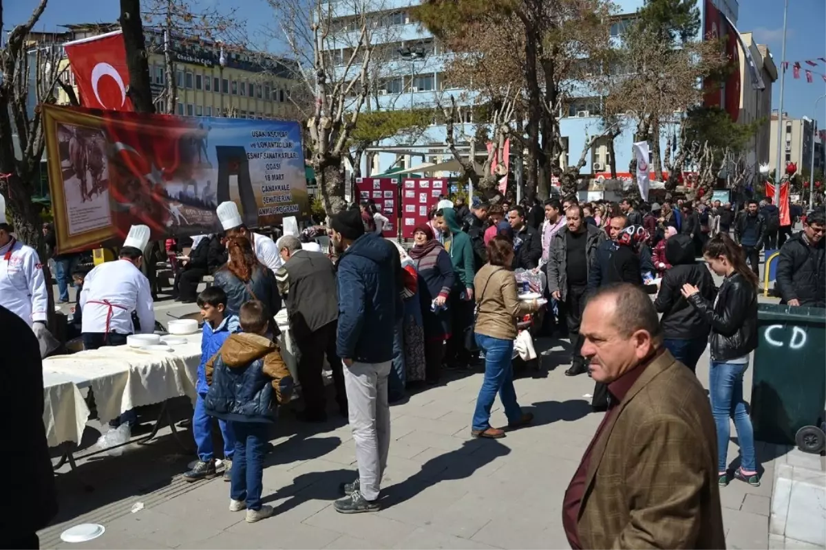 Uşaklı Aşçılar Çanakkale Şehitlerini Unutmadı