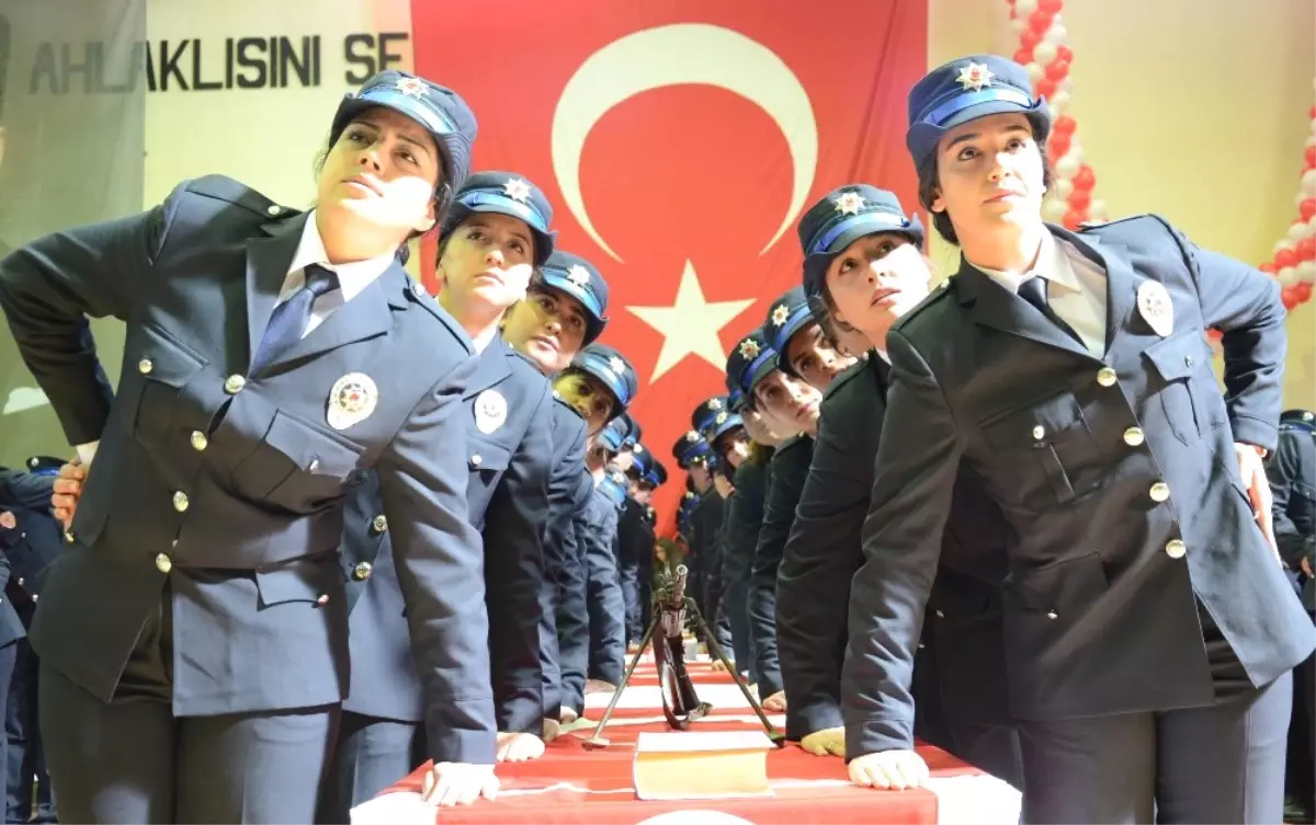 Aksaray\'da 761 Polis Mesleğe İlk Adımını Attı