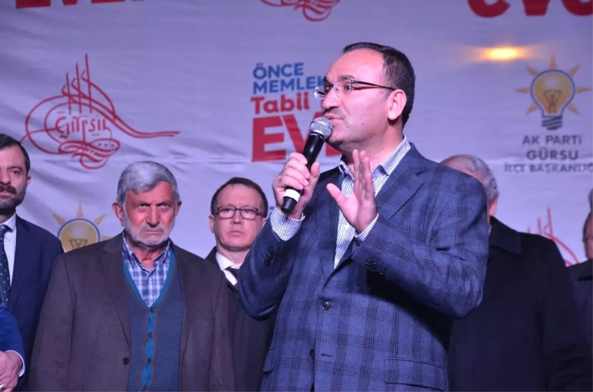 Bakan Bozdağ Bursa\'da Vatandaşlara Seslendi