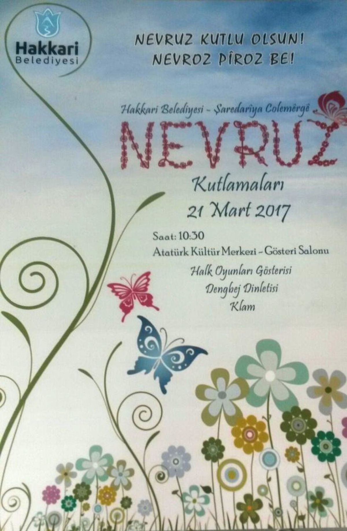 Hakkari Belediyesinden Nevruz Etkinliği