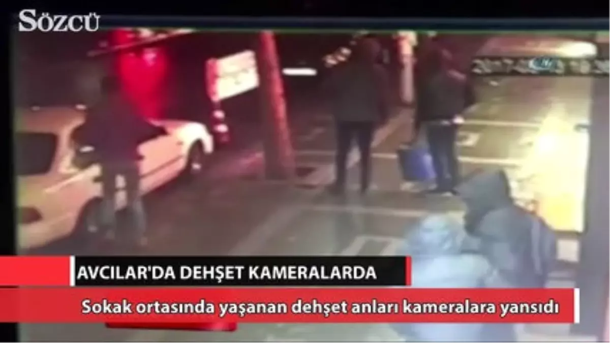 Sokak Ortasında Yaşanan Dehşet Kamerada