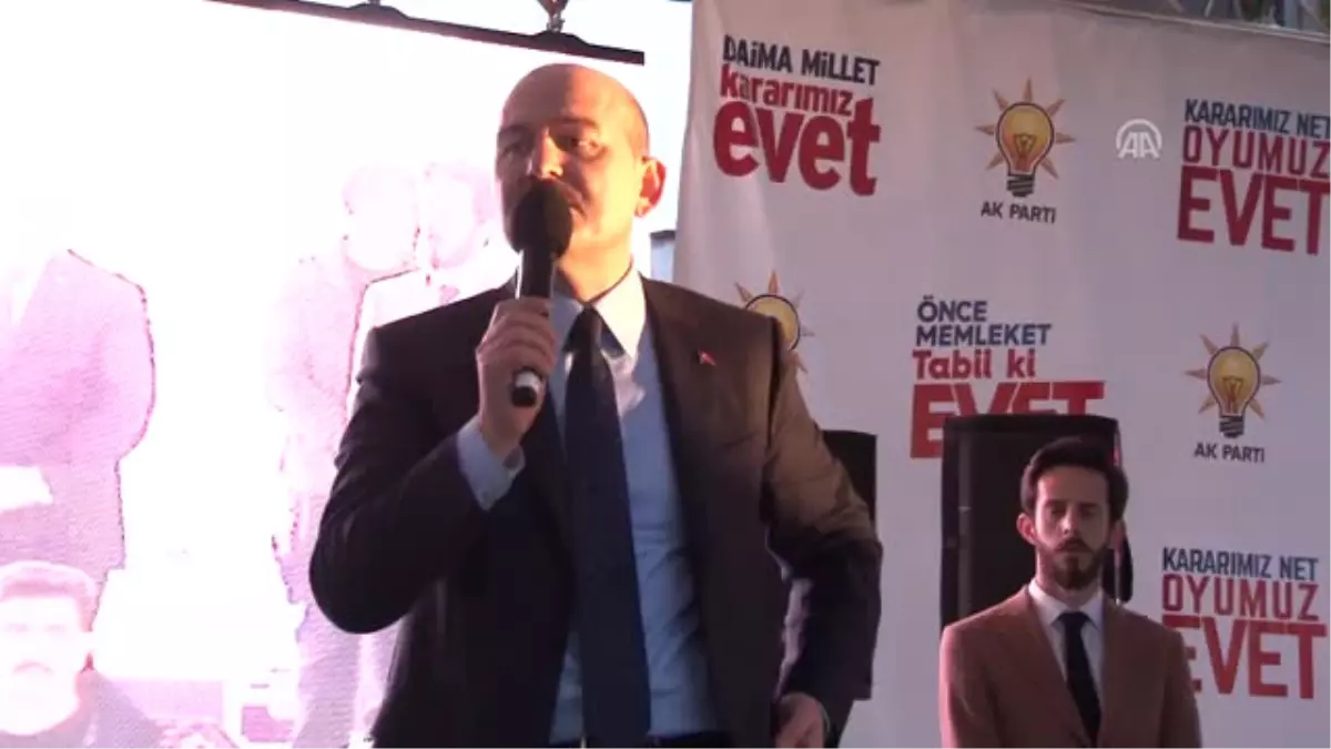 Soylu: "Sizin Yargınız Olmayacak. Milletin Yargısı Olacak"