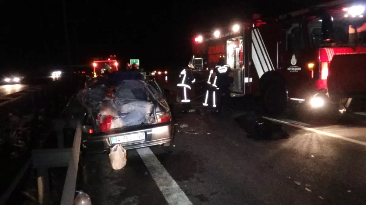 Tem Otoyolunda Feci Kaza: 1 Ölü, 1 Ağır Yaralı