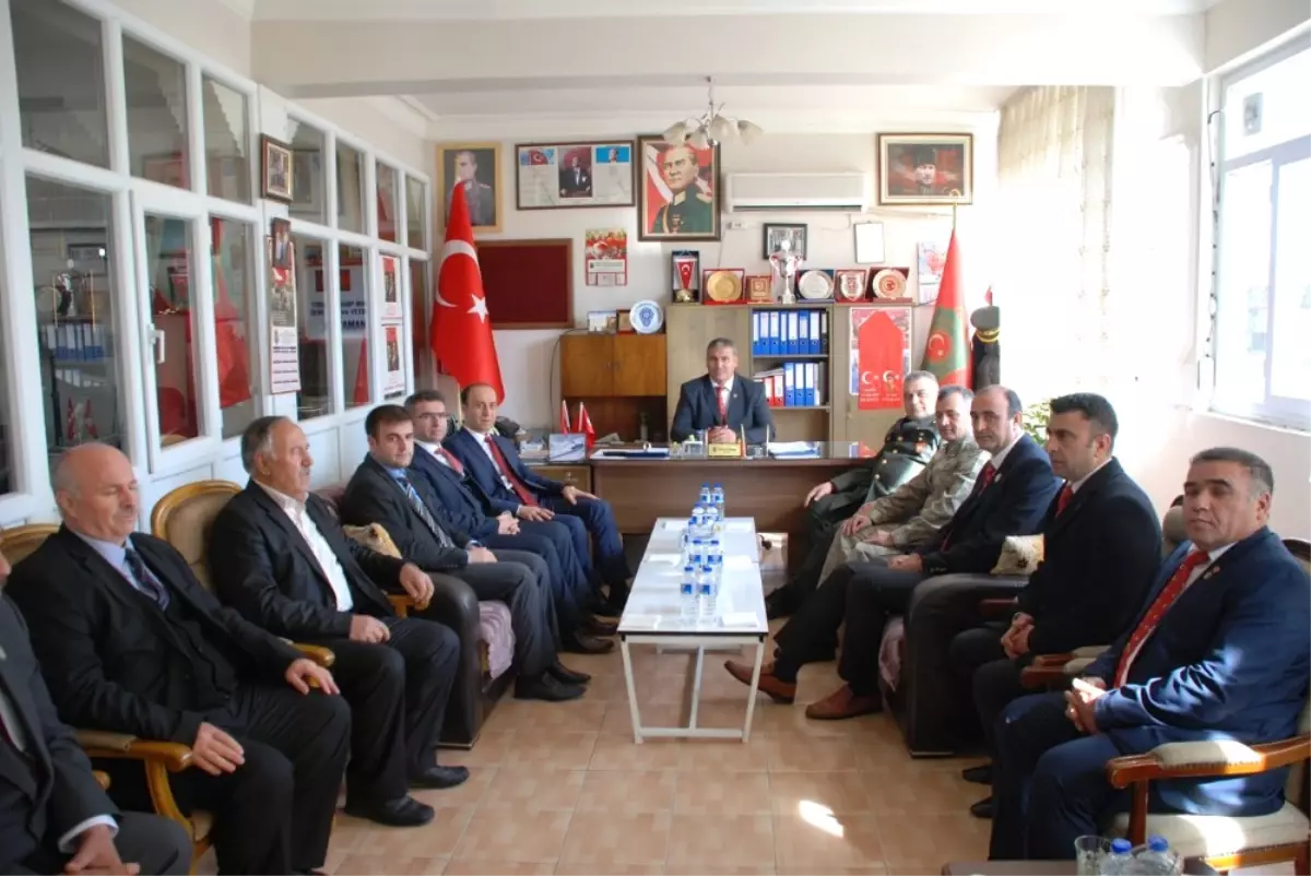 Vali Abdullah Erin ve İl Protokolünden Tümşad\'a Ziyaret