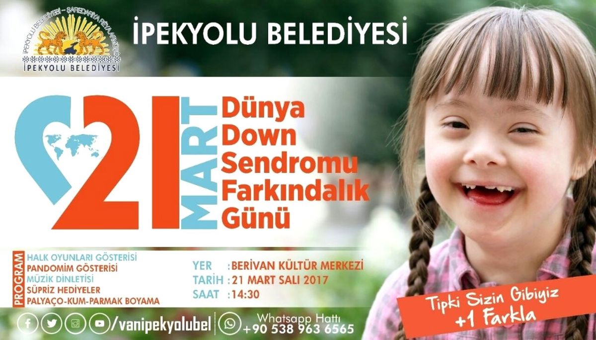 21 Mart Dünya Down Sendromu Günü