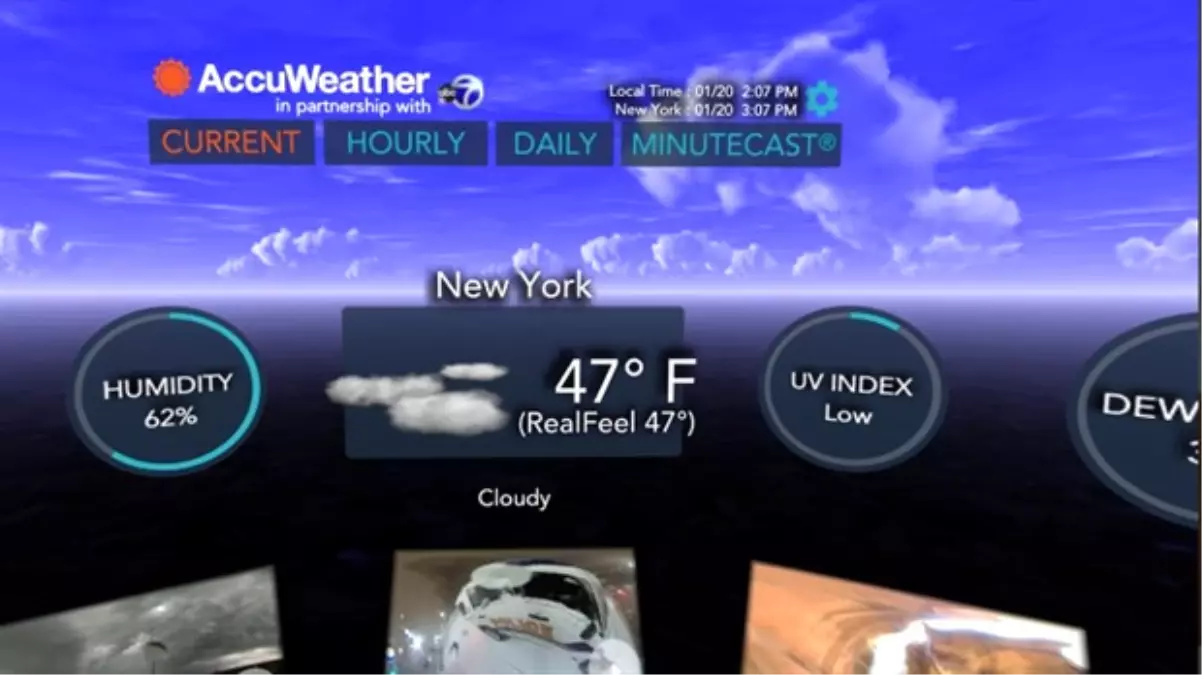 Accuweather Vr Uygulaması, Hava Tahminlerinde Sanal Gerçeklik