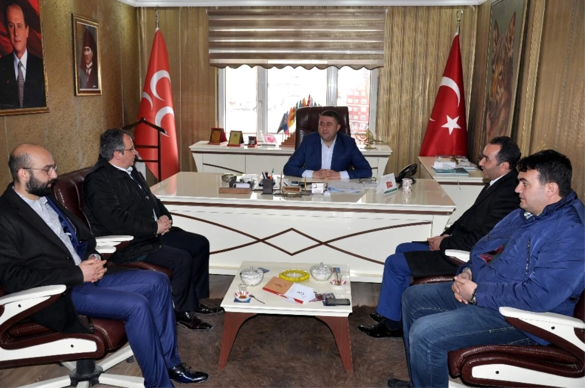 AK Parti Yozgat İl Teşkilatından, MHP İl Başkanlığına Ziyaret