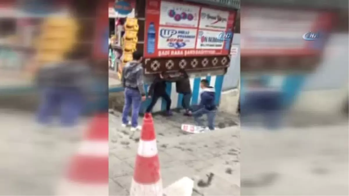 Erzurum\'da Dehşet Anları Kamerada.