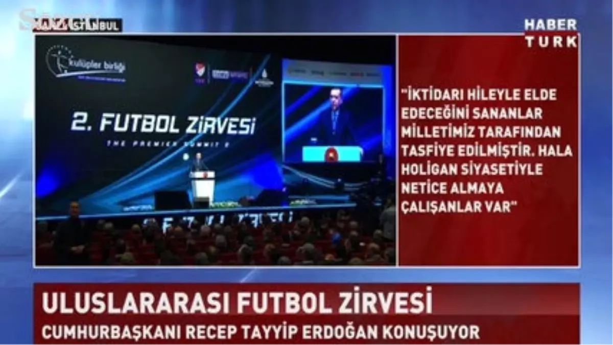 Futbol Zirvesi de \'Evet\' Mitingi Oldu