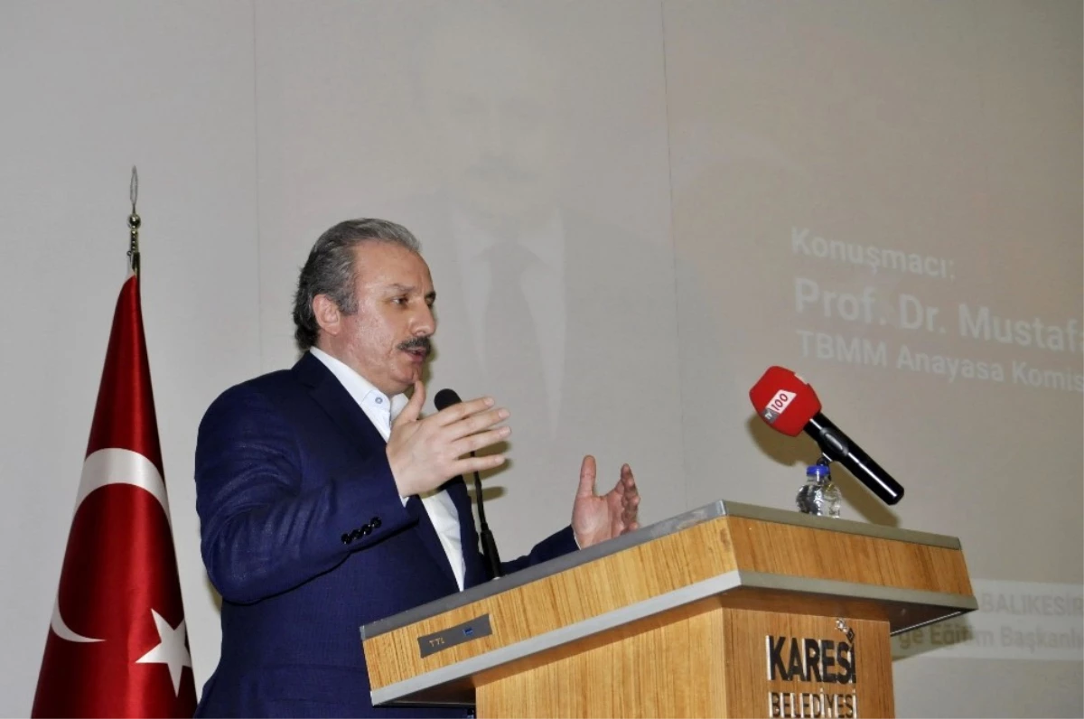 TBMM Anayasa Komisyon Başkanı Mustafa Şentop Açıklaması