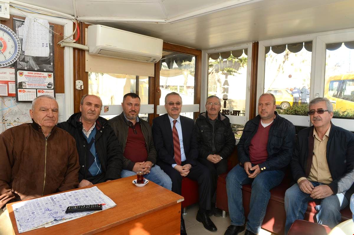 Vali Özdemir Taksicilerle Buluştu