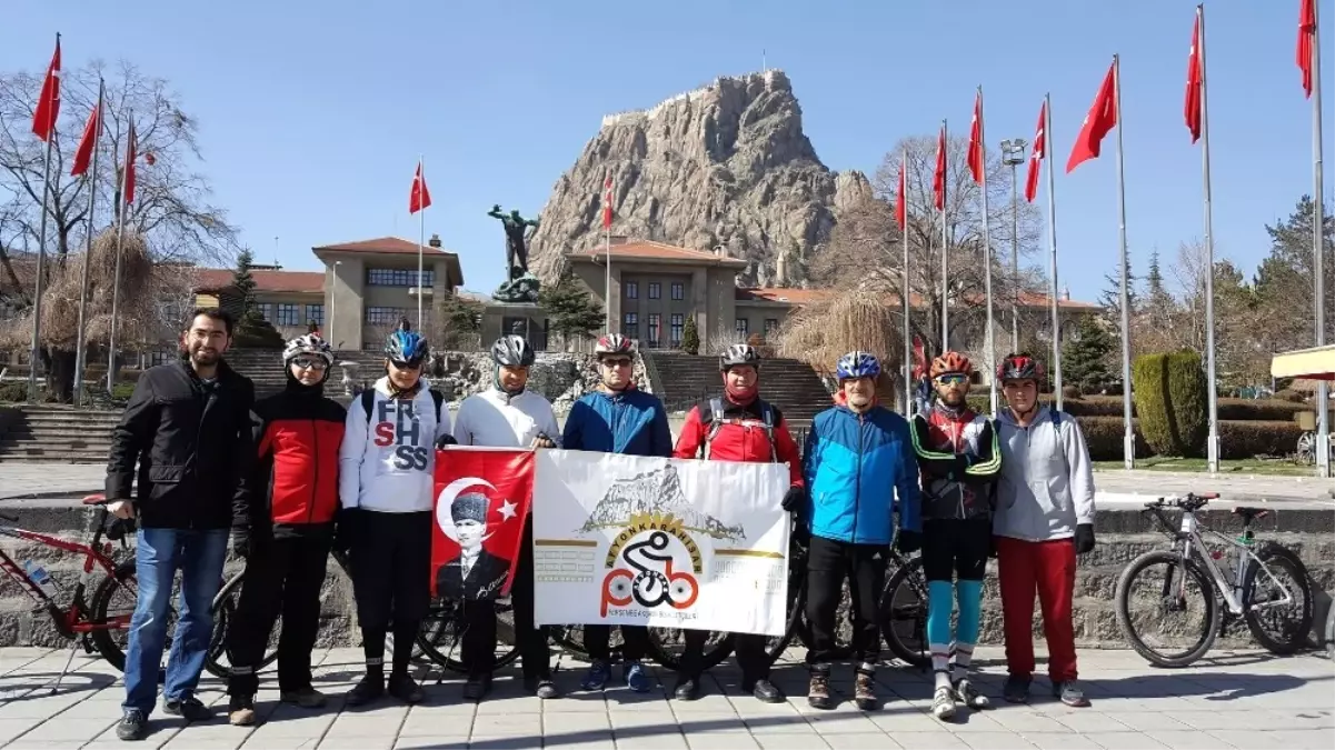 Afyon Pab Üyeleri Çanakkale Zaferi İçin Pedal Çevirdi