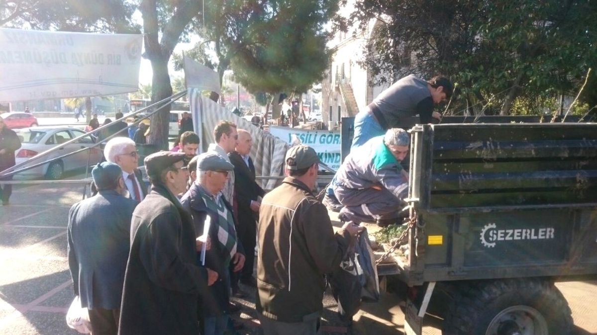Aydın\'da Yeşile 4500 Fidanlık Katkı