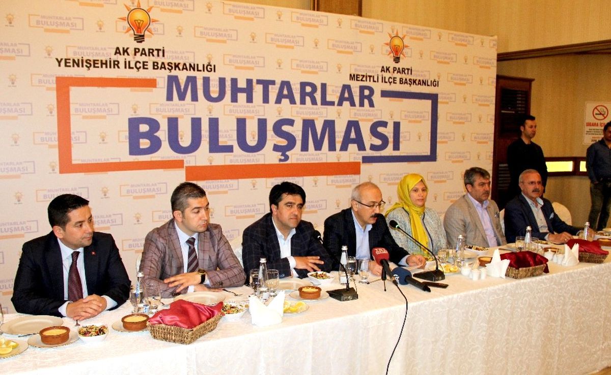 Bakan Elvan, Muhtarlarla Bir Araya Geldi
