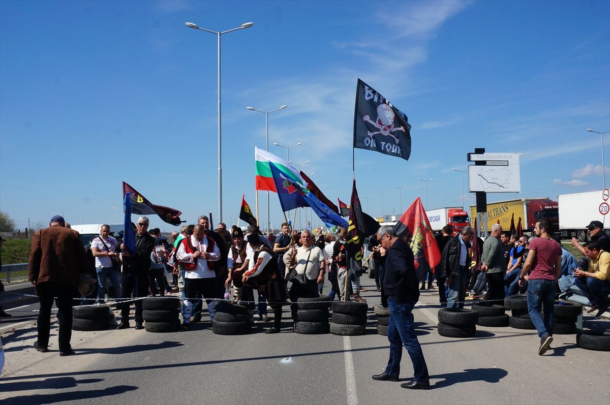 Bulgaristan Sınır Kapısındaki Eylem