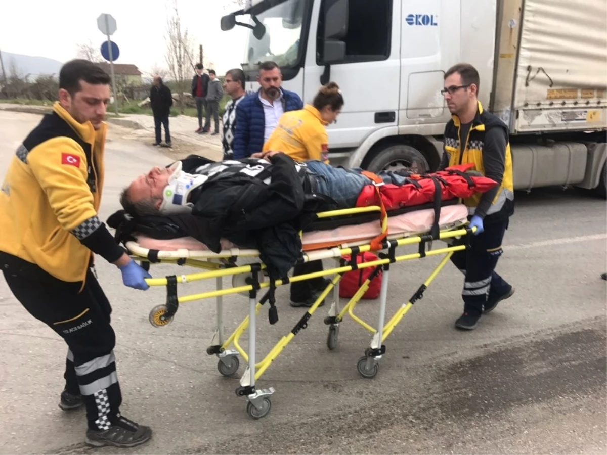 Bursa\'da Motosiklet Kazası: 1 Yaralı