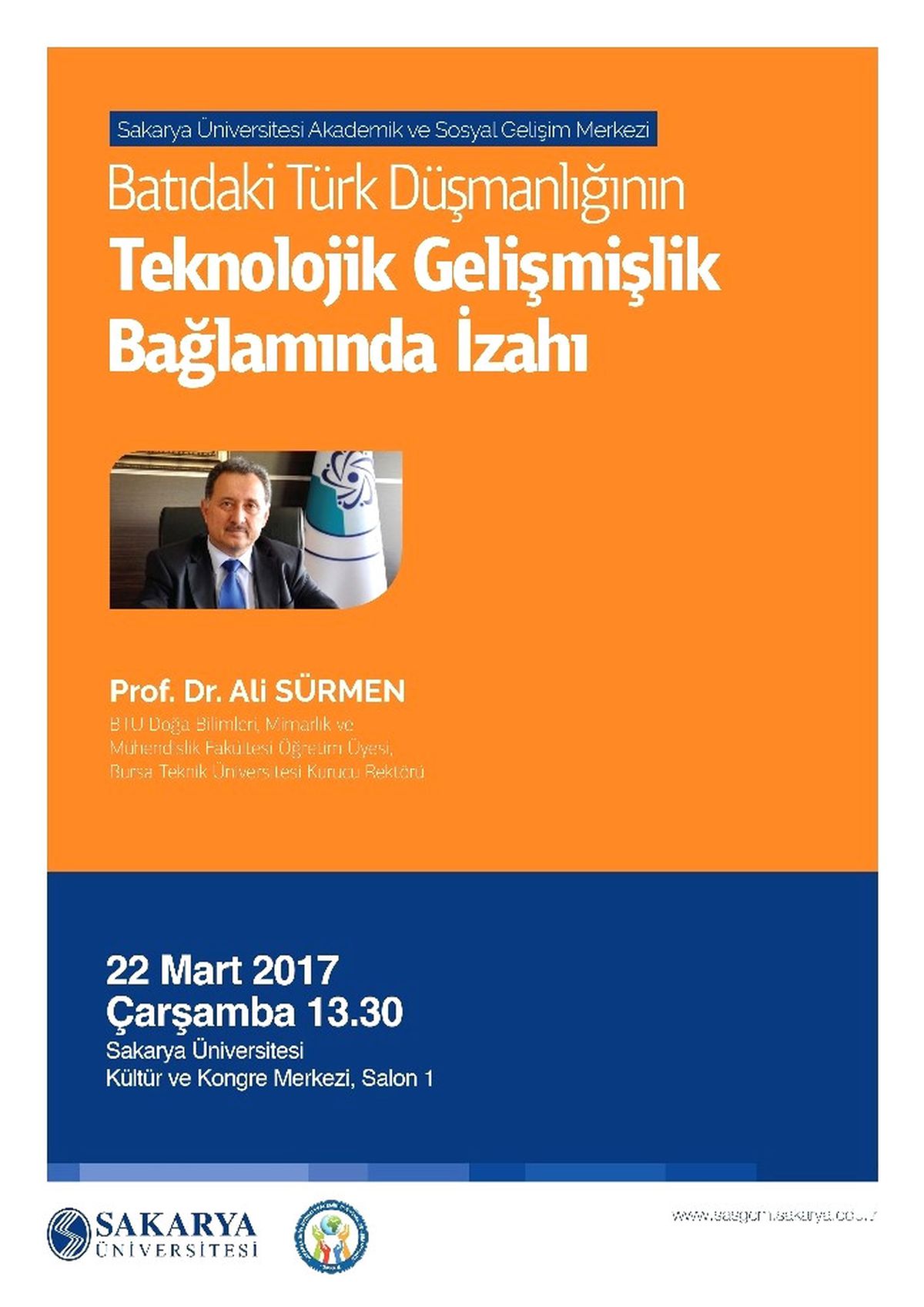 Çarşamba Konferanslarının Konuğu Prof. Dr. Ali Sürmen Olacak