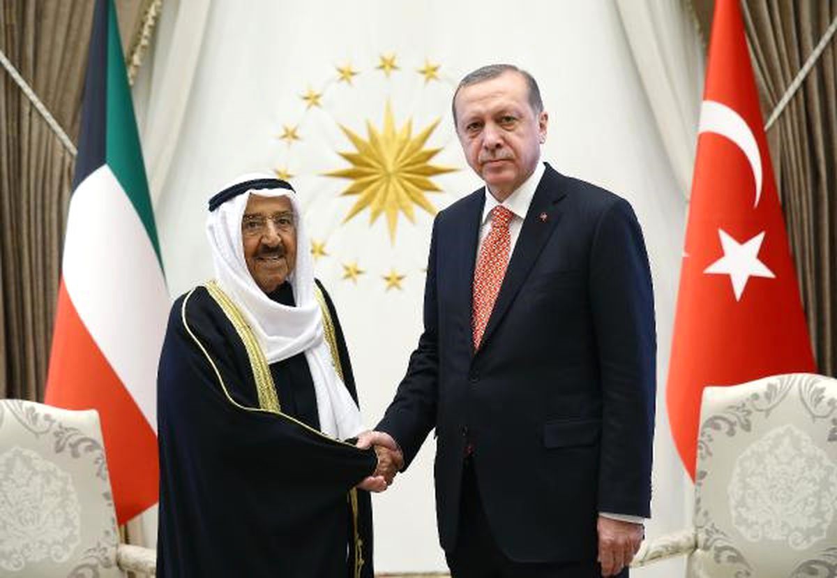 Cumhurbaşkanı Erdoğan Kuveyt Emiri ile Beştepe\'de Görüştü