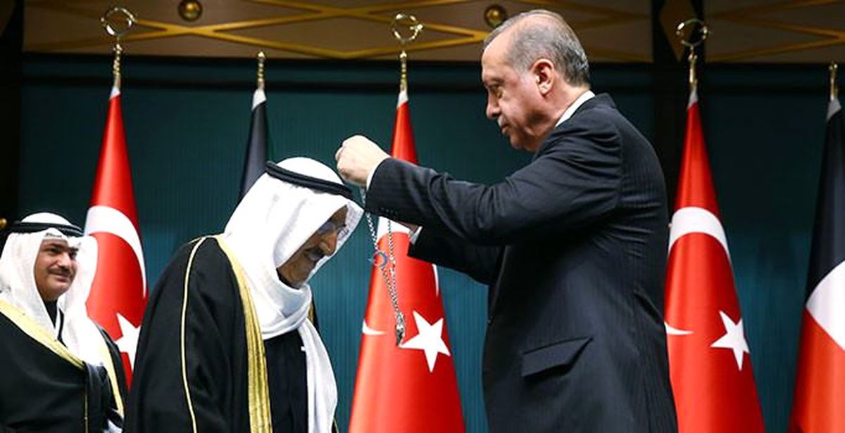 Cumhurbaşkanı Erdoğan Kuveyt Emiri\'ne Devlet Nişanı Takdim Etti (1)