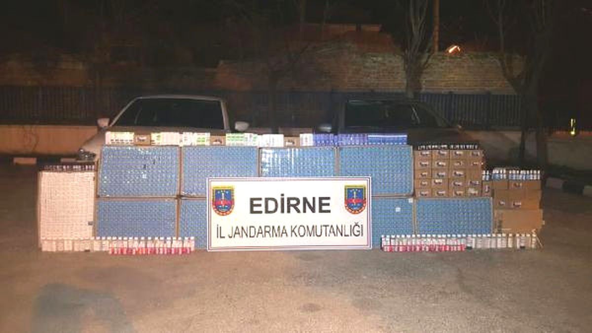 Edirne\'de 7 Bin 870 Elektronik Sigara Sıvısı Ele Geçti