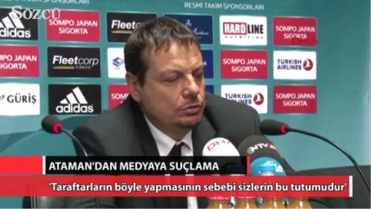 Ergin Ataman\'dan Medyaya Suçlama