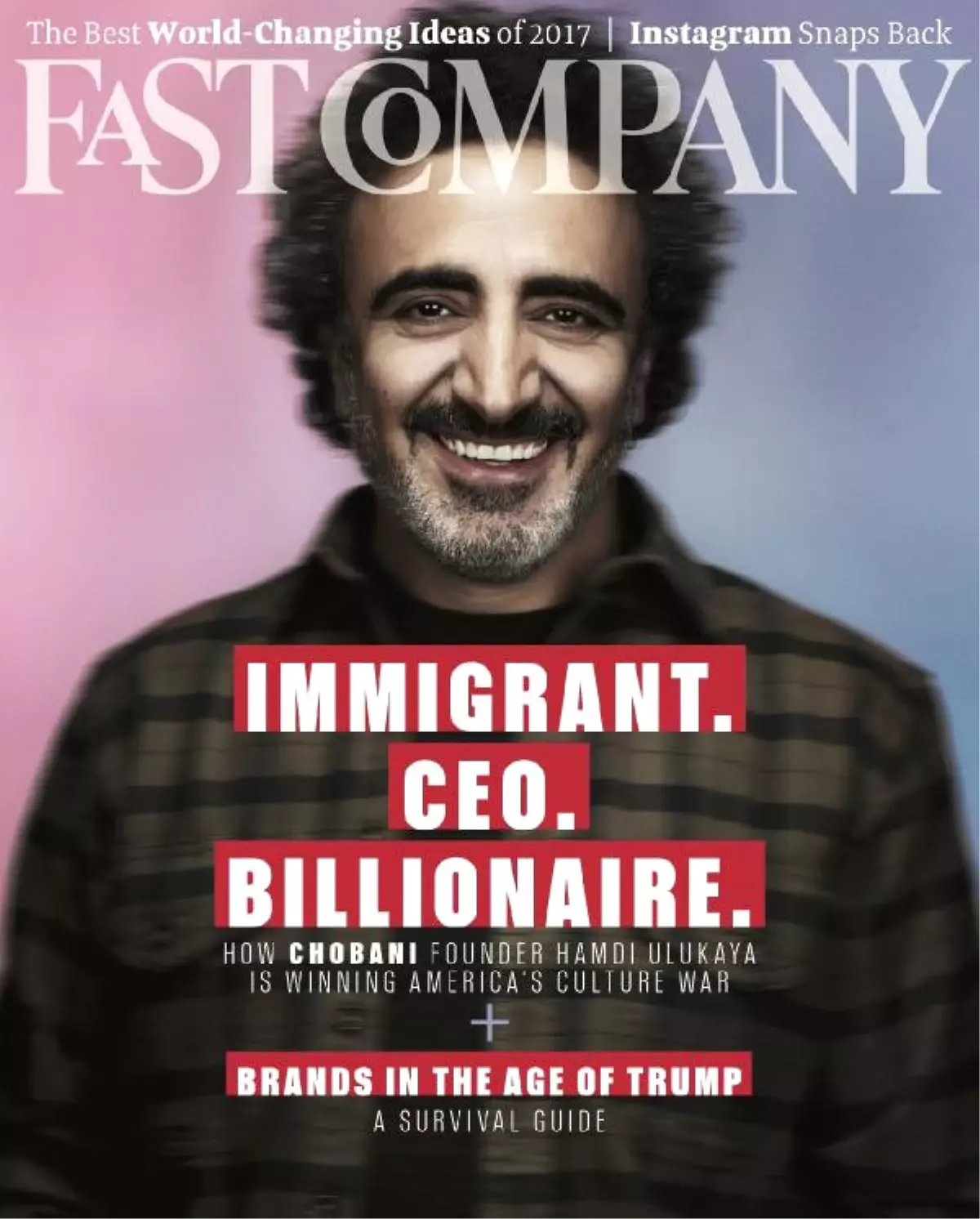 Hamdi Ulukaya Fast Company Dergisinin Kapağında