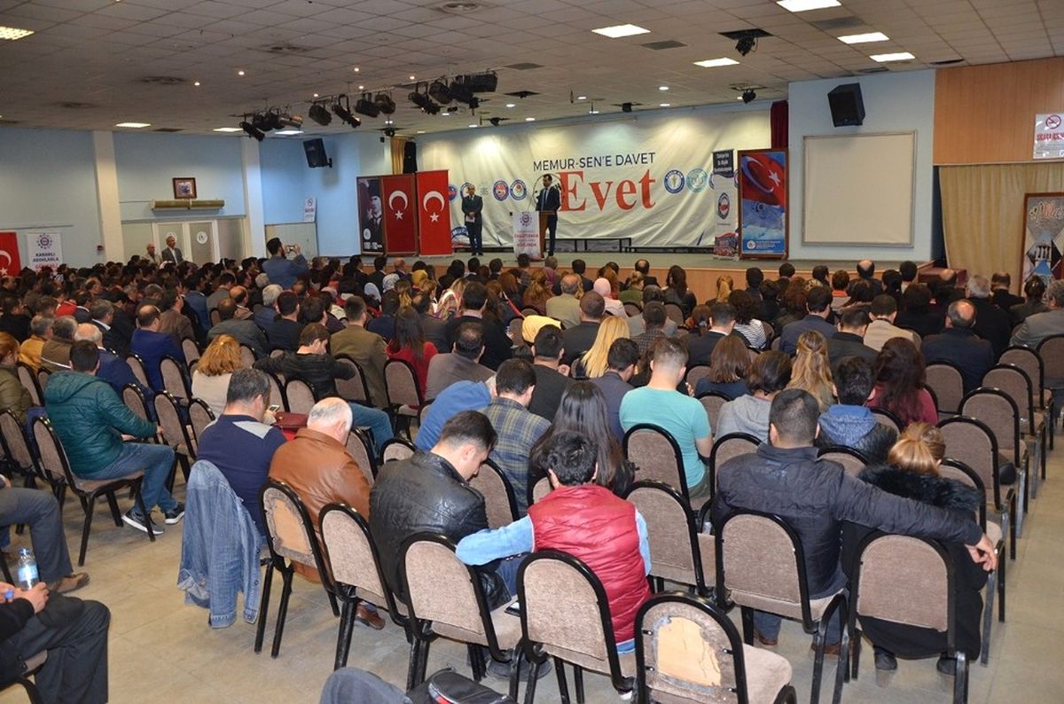 Milas\'ta "Memur-Sen\'e Davet, Tercihimiz Evet" Buluşması Gerçekleştirildi