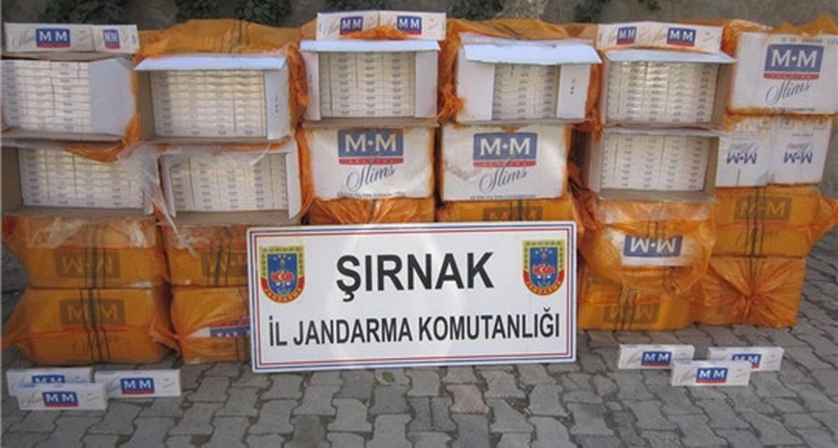 Şırnak\'ta Kaçak Sigara Operasyonu