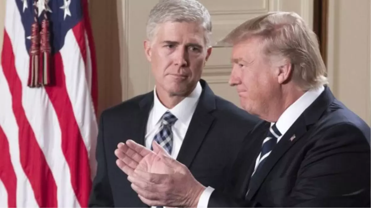 Trump\'ın Yüksek Mahkeme Üyesi Adayı Gorsuch, Demokratların Kıskacında