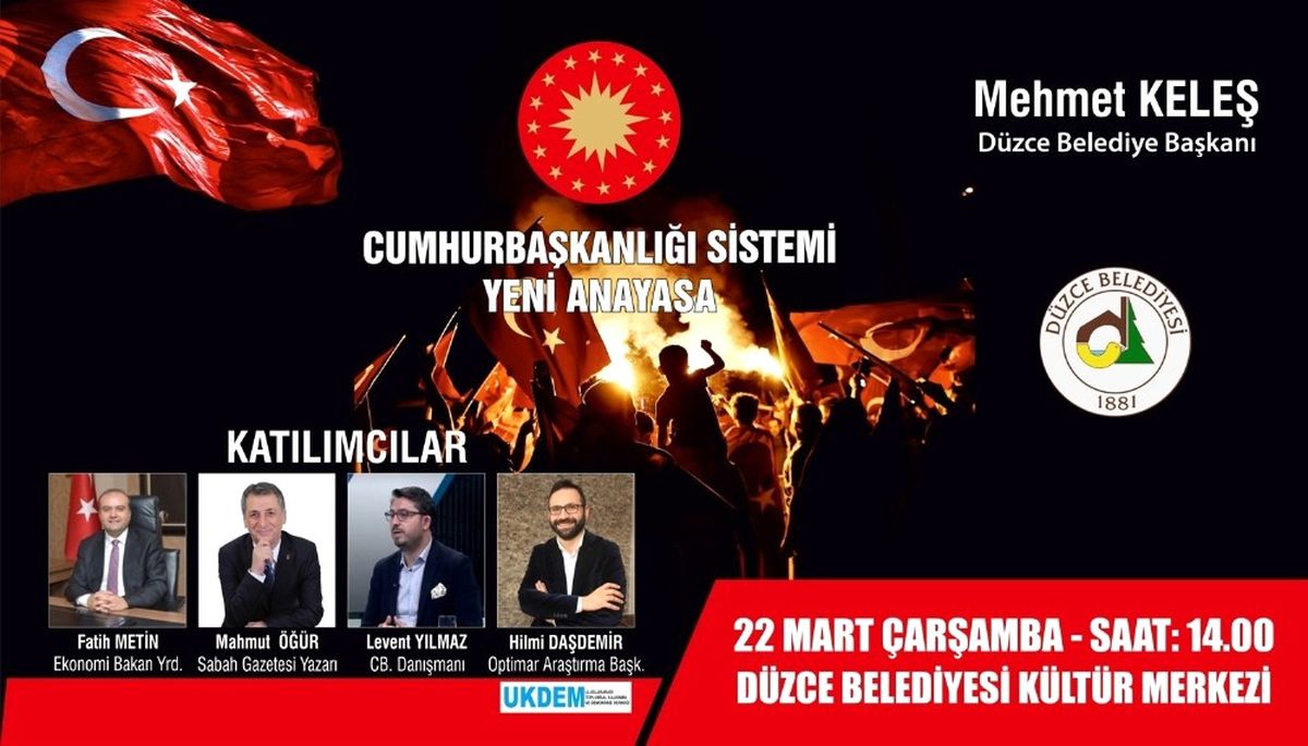 Yeni Anayasa Paneli Düzenlenecek