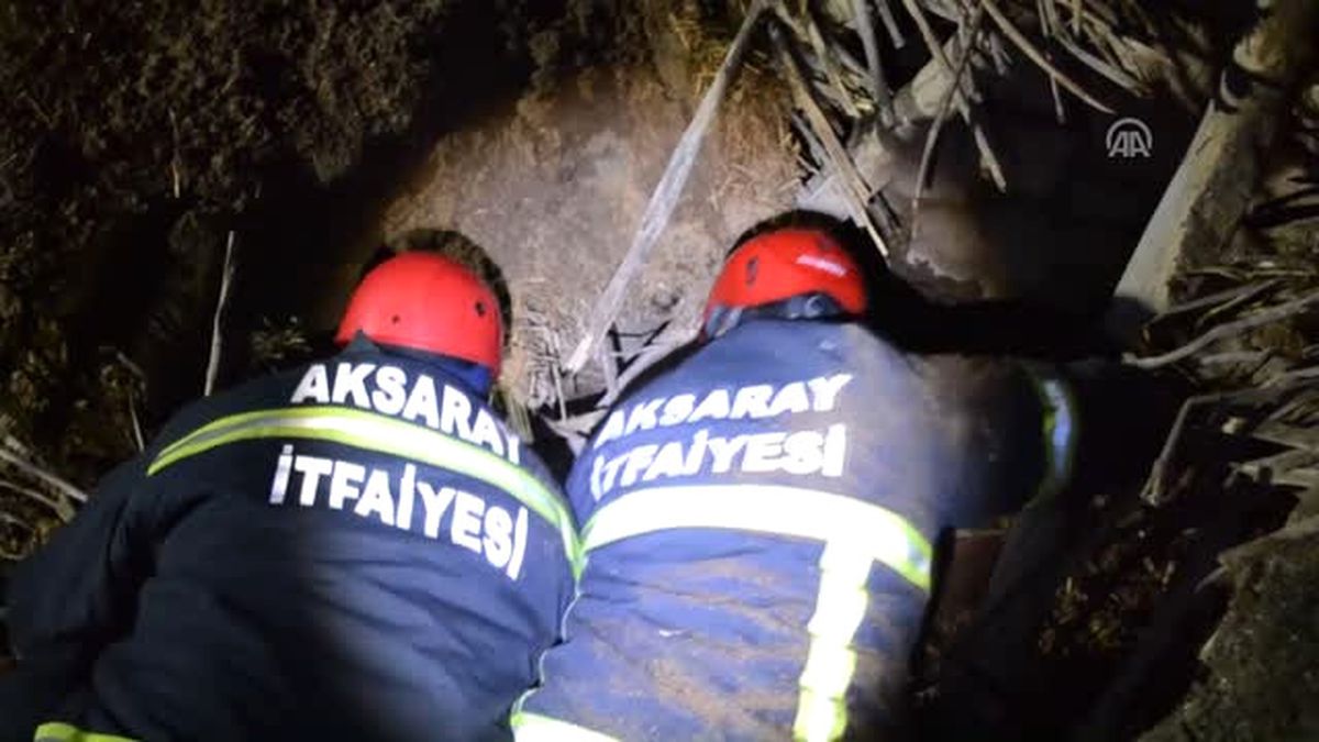 Aksaray\'da Ahır Çöktü