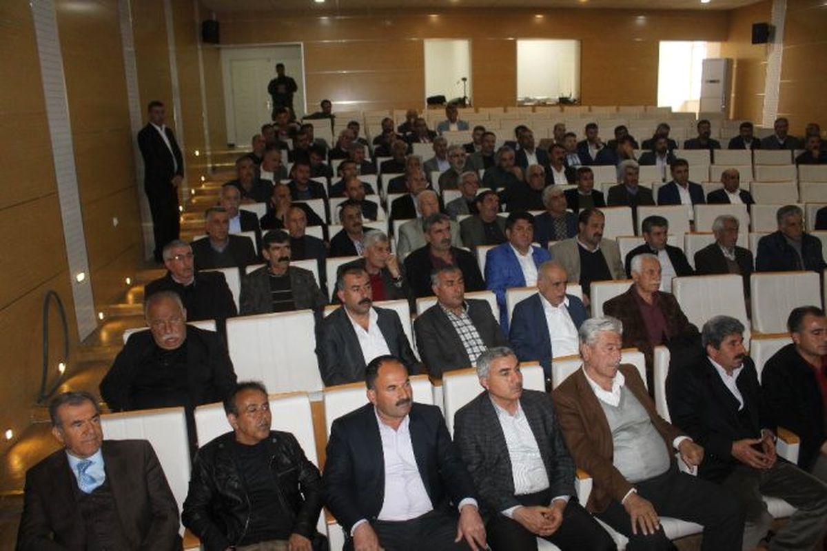 Bismil\'de Muhtarlarla Seçim Güvenliği Toplantısı