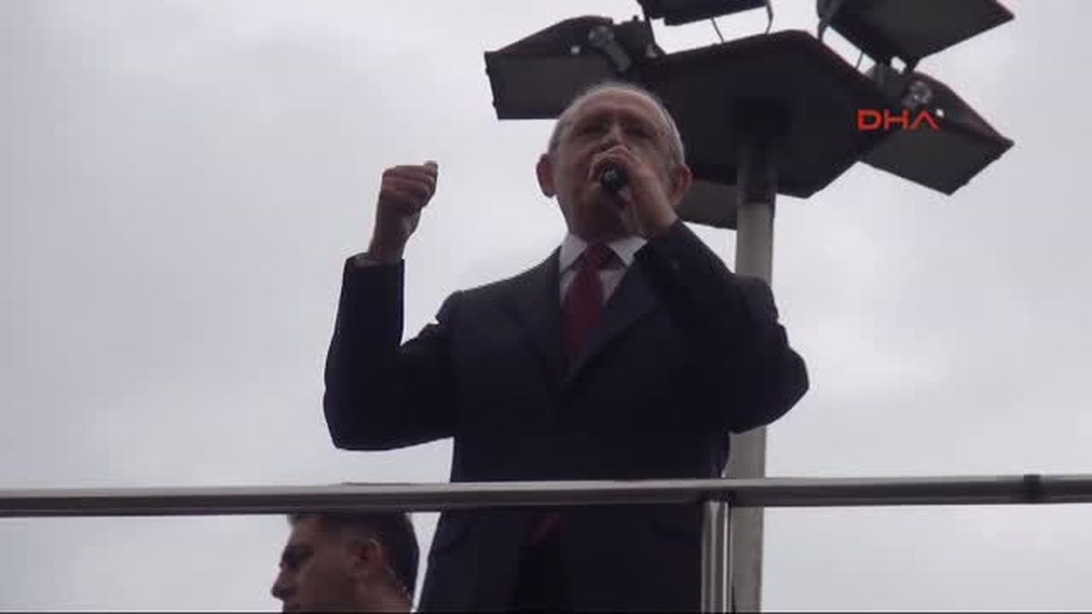 CHP Genel Başkanı Kılıçdaroğlu, Samsun\'da