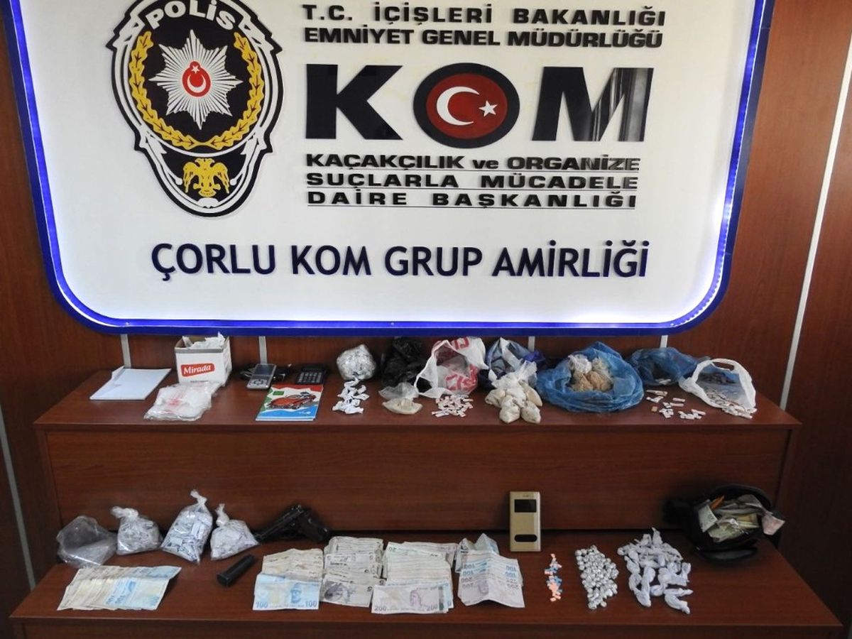 Çorlu\'da Zehir Tacirlerine Operasyon