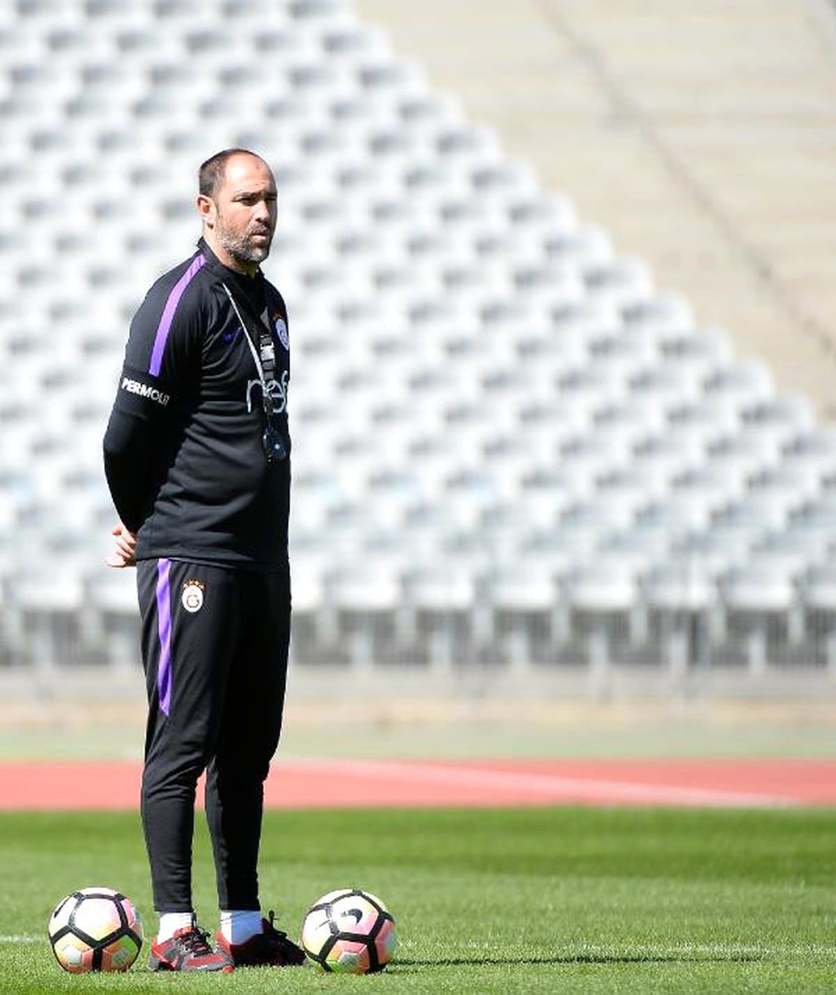 Galatasaray, Olimpiyat Stadı\'nda Çalıştı