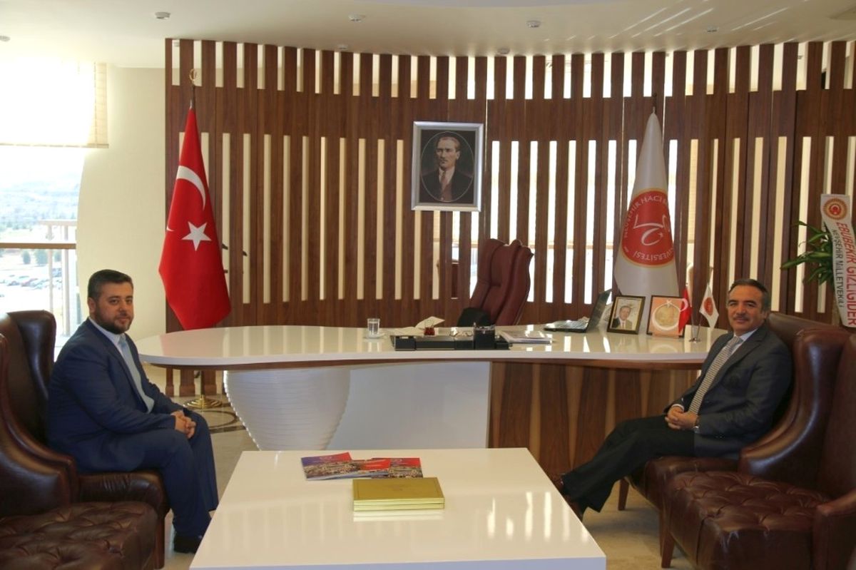 İl Genel Meclis Başkanı Özgün, Rektör Bağlı\'yı Ziyaret Etti