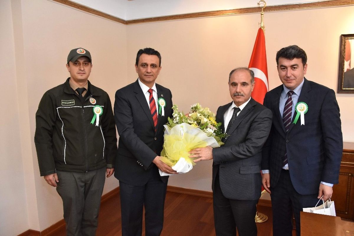 Ormancılardan Vali Aktaş\'a Ziyaret