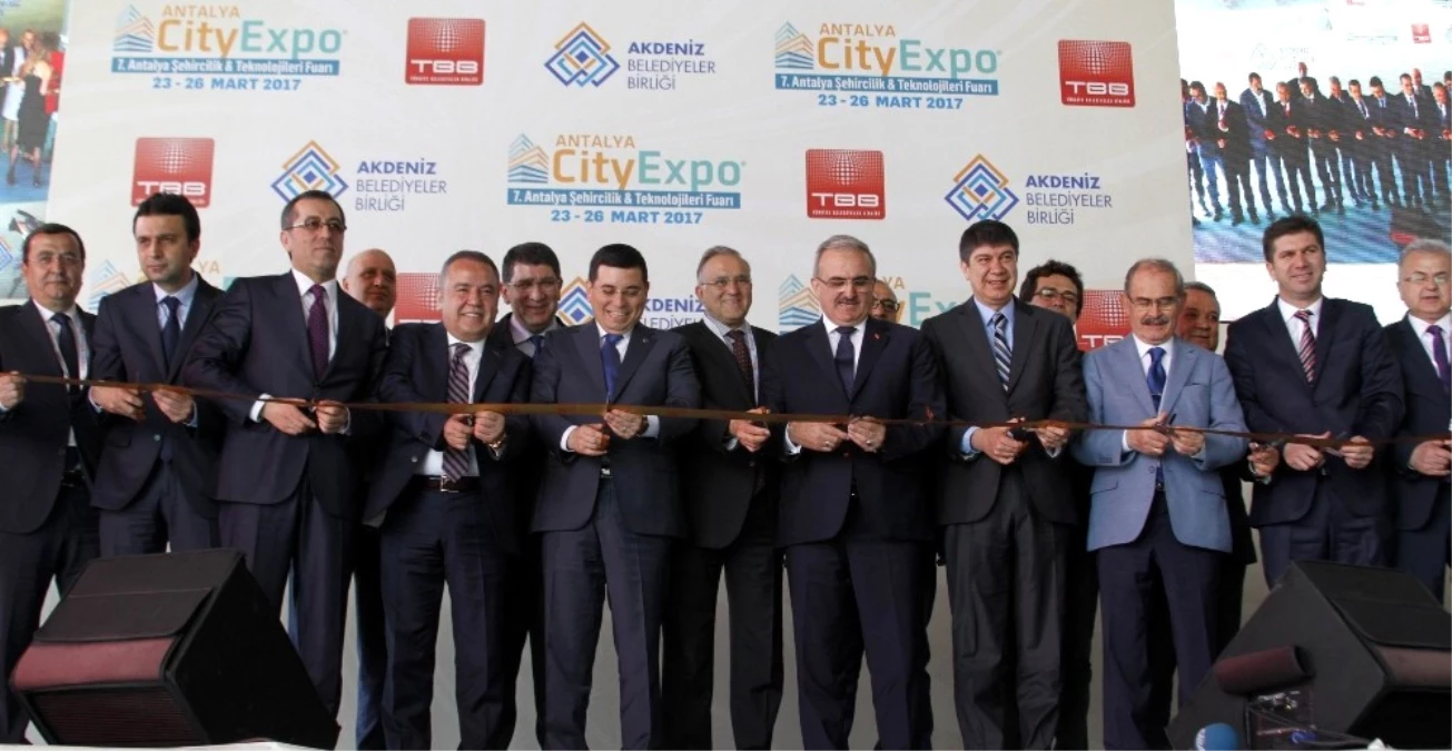 7\'nci Antalya Şehircilik ve Teknolojileri Fuarı Yüzde 100 Büyümeyle Açıldı
