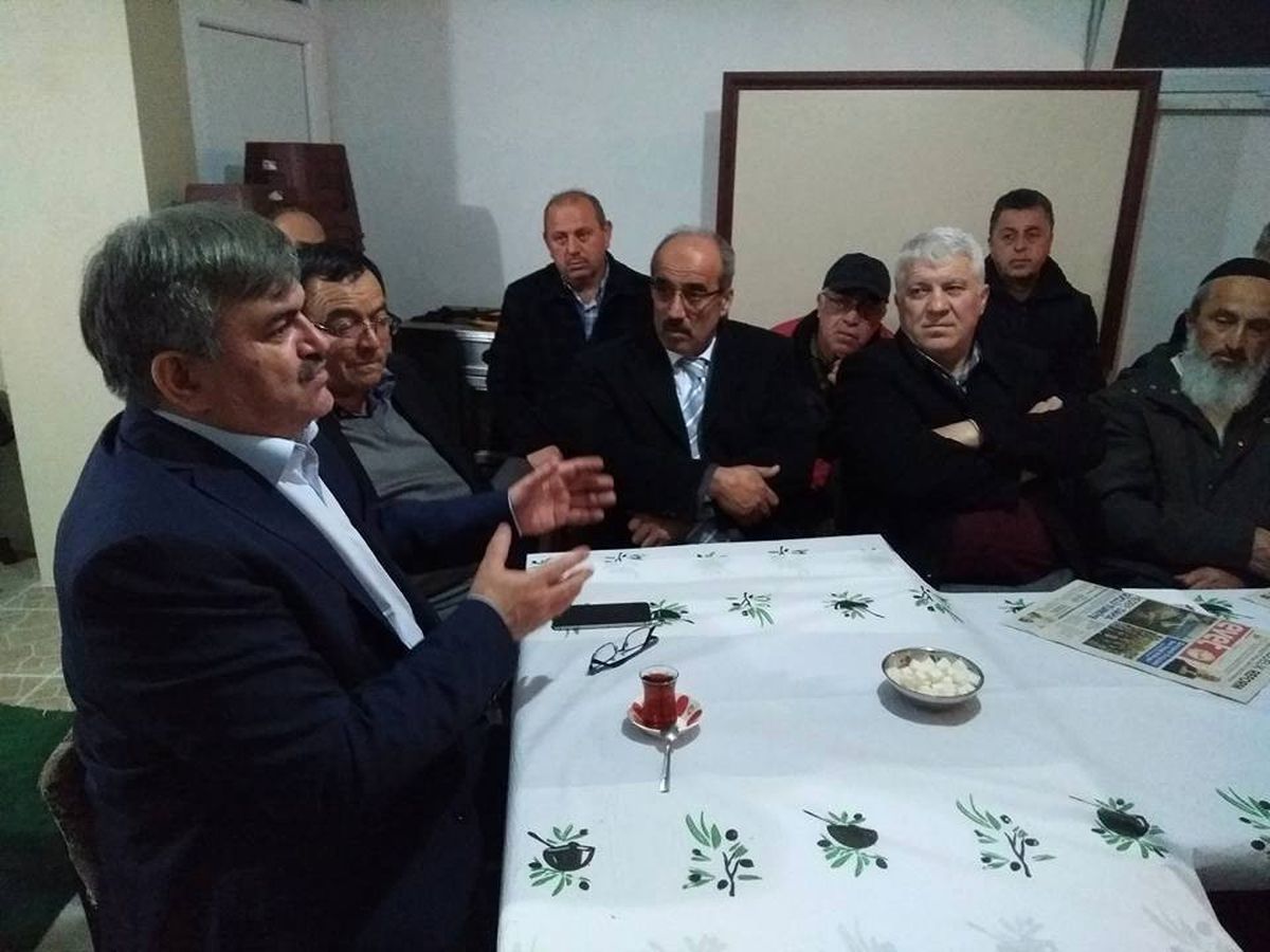 AK Parti Milletvekili Çaturoğlu Referandum Gezilerini Alaplı\'da Sürdürüyor
