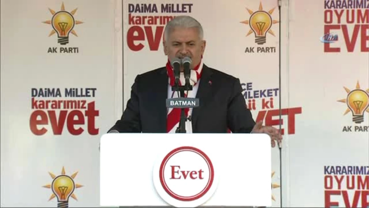 Başbakan Binali Yıldırım: "Bu Alçaklar, Bölücüler, Ne Fetö\'cüsü Ne PKK\'lısı Birliğimizi,...
