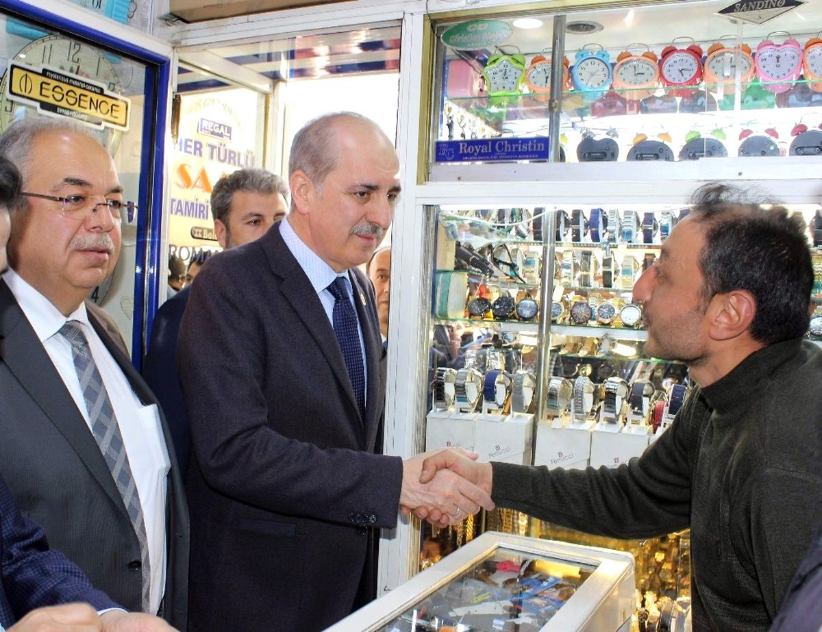 Başbakan Yardımcısı Kurtulmuş Adıyaman\'da Esnafı Gezdi