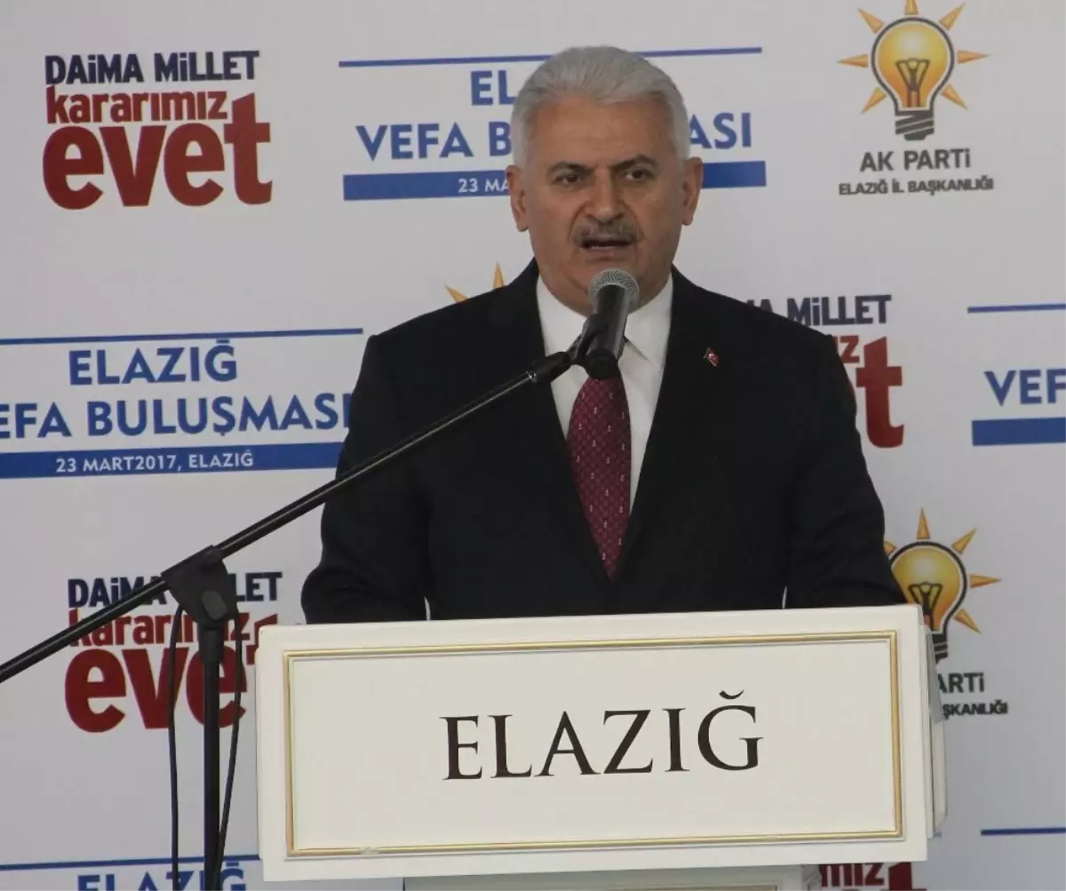 Başbakan Yıldırım Elazığ\'da