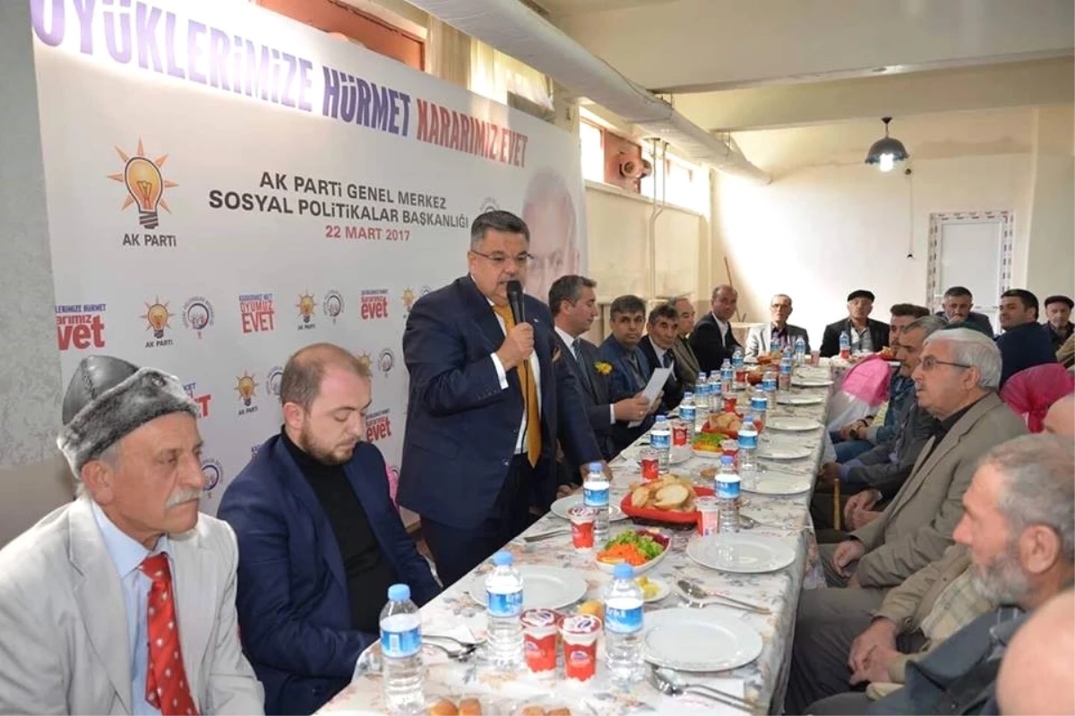 Başkan Yağcı ve AK Parti İl Teşkilatı Üyeleri Yaşlılarla Bir Araya Geldi