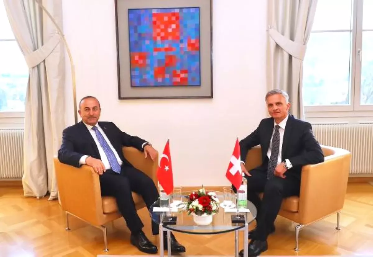 Çavuşoğlu, İsviçre Dışişleri Bakanı Burkhalter\'le Görüştü (1)