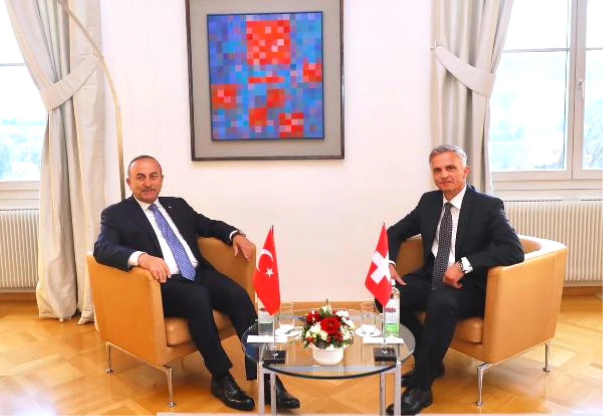 Çavuşoğlu, İsviçre Dışişleri Bakanı Burkhalter\'le Görüştü (2)