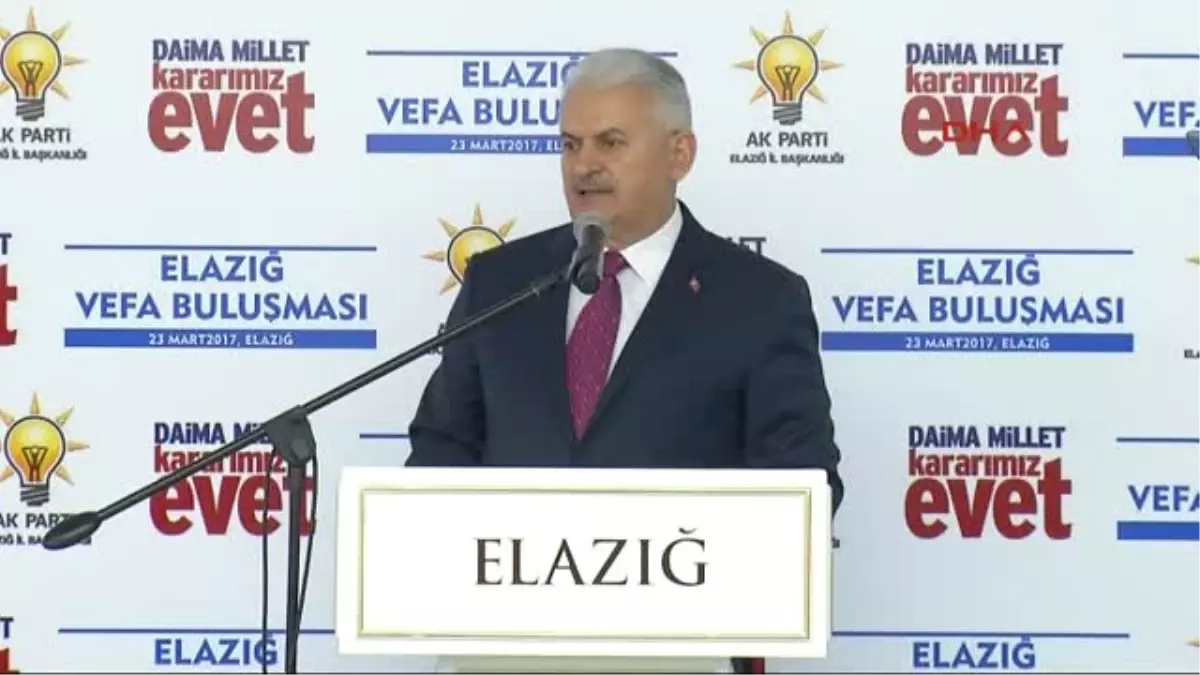 Elazığ Başbakan Yıldırım AKP Il Başkanlığı\'nın Düzenledeği Vefa Buluşması\'nda Konuştu-2