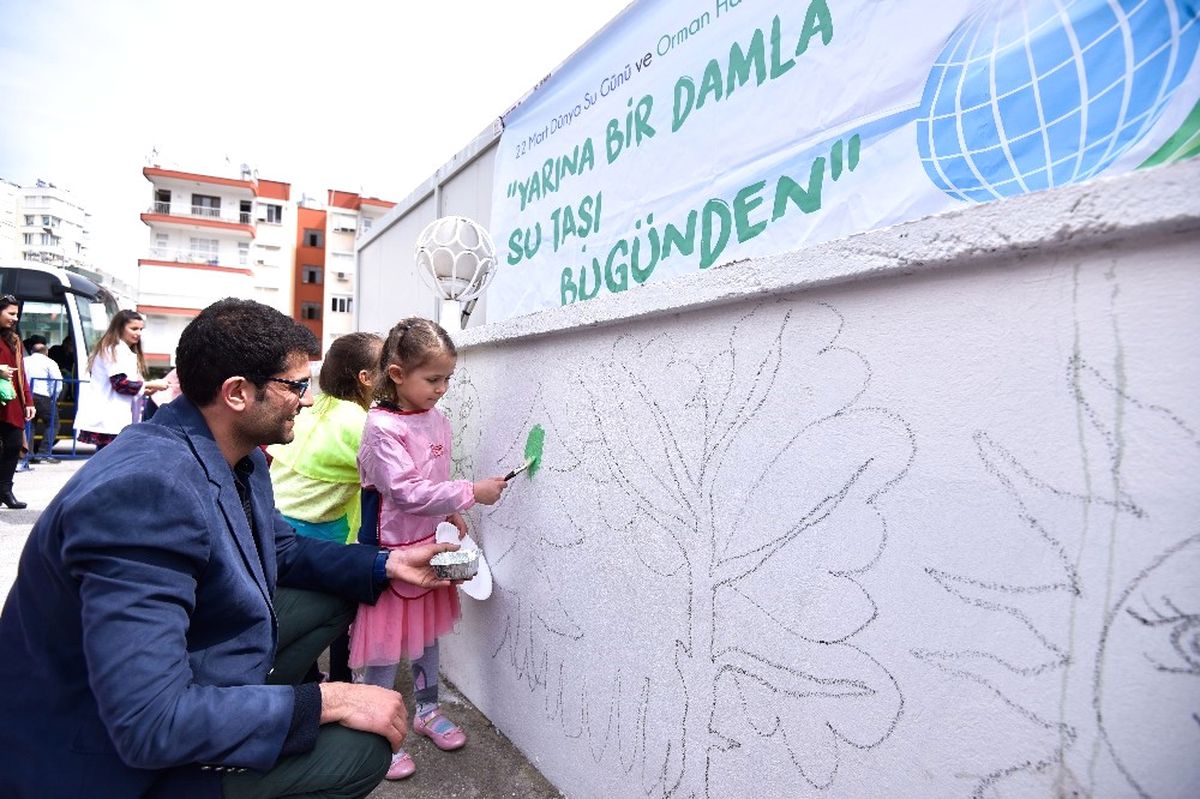 Muratpaşa\'nın Minikleri Dünya Su Günü\'nü Kutladı